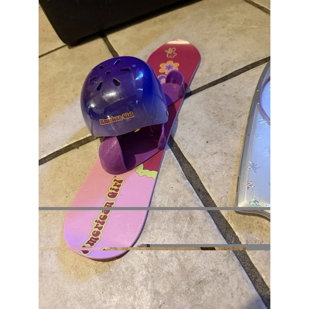 American Girl Extreme Sport Playset With Snowboard/helmet & Boogie Board